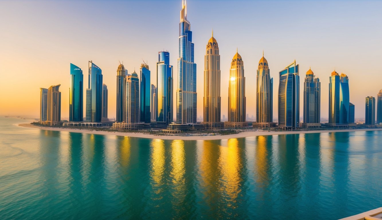 A view of buildings in Dubai representing tokenized real estate investing opportunities