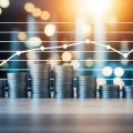 A chart showing increasing property investment returns over time