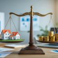 Rental real estate and money on a scale representing how an investors might weigh different real estate investing opportunities