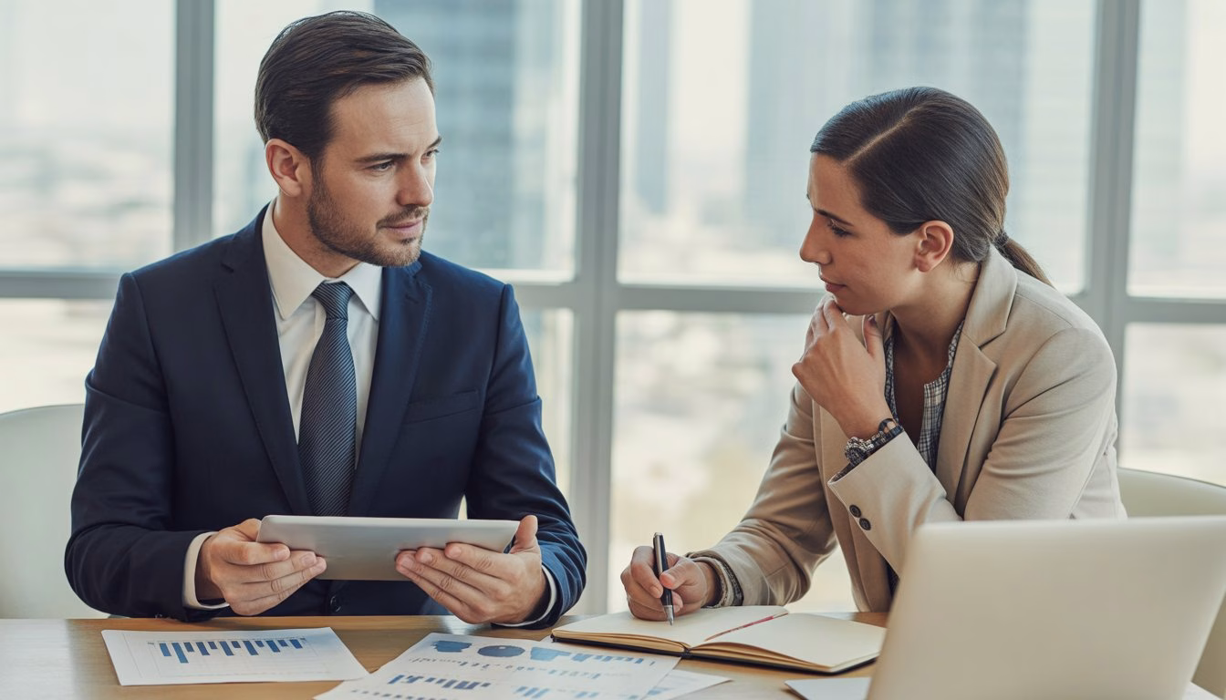 Two CRE practitioners discussing conduit spreads in commercial real estate financing.