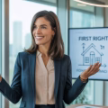 A female real estate investor explaining How First Right of Refusal in Real Estate Works